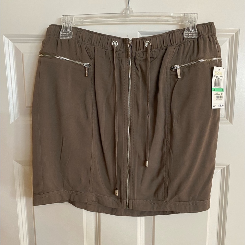 Michael Kors taupe skirt